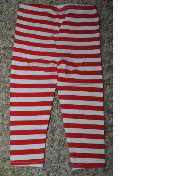 Girls Christmas Shirt & Leggings 24 months "I LOVE SANTA" Tunic Pants - Picture 5 of 7